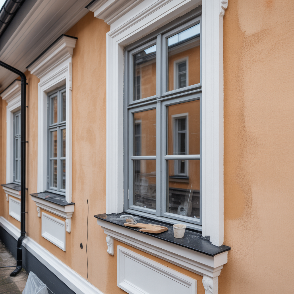 10.Renovera putsfasaden med fokus pa detaljer