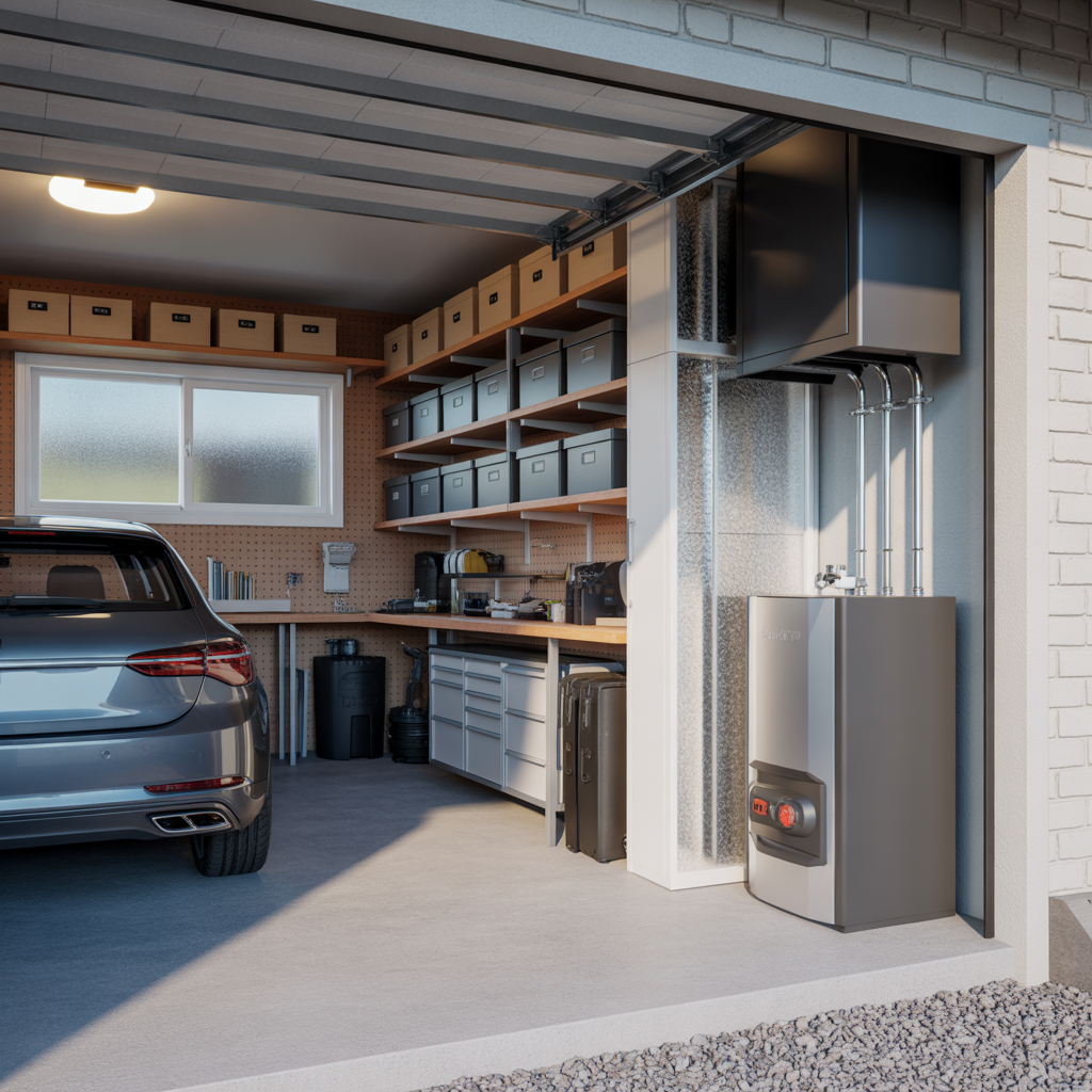 12.Bygg ett funktionellt och smart garage for bil och forvaring