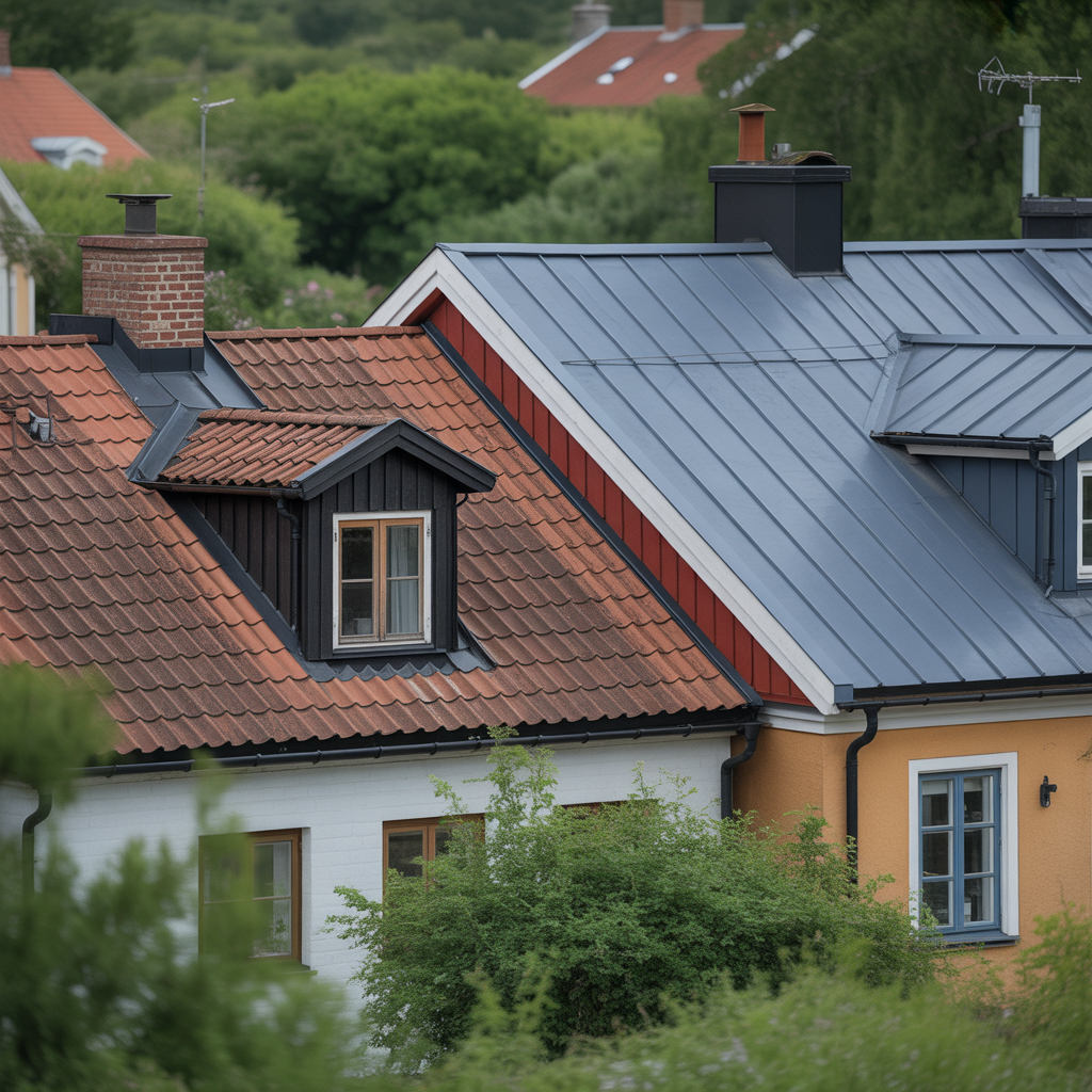 6.Hur lange haller ett tegeltak jamfort med ett plattak