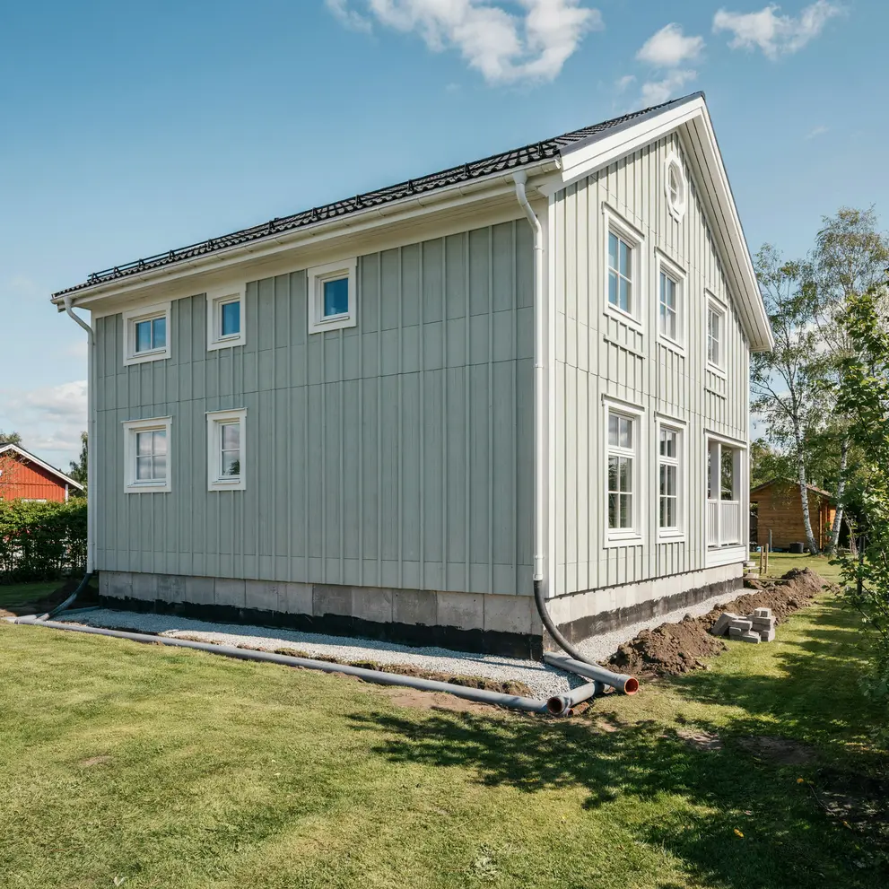 renovera kallare dranera husgrund varberg halland